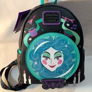Disney Parks Loungefly Haunted Mansion Madame Leota Mini Backpack Bag Purse Glow